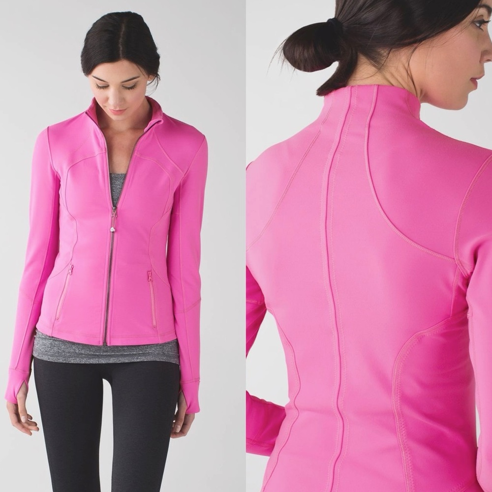 Lululemon Forme Jacket *Cuffins Pow Pink Light